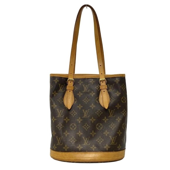 LOUIS VUITTON Petit Bucket Monogram - Shoulder Bag 573-080225 - Picture 1 of 14